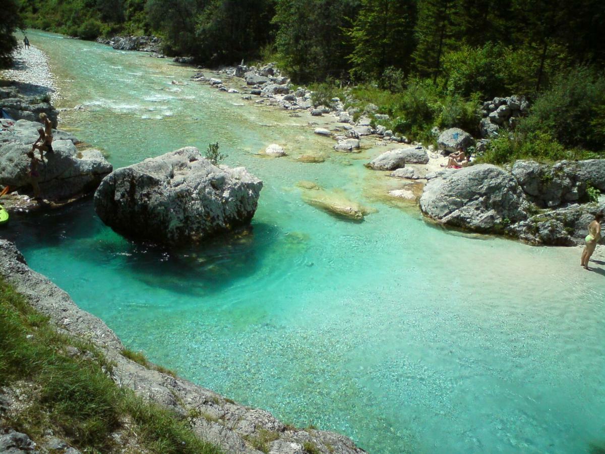 Apartma Pod Rozem Soča Exterior foto